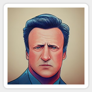 David Cameron | Comics style Sticker